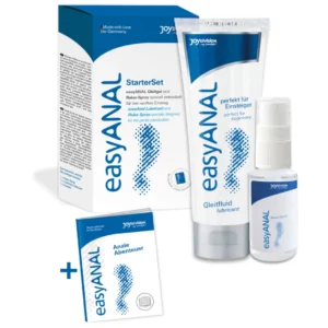Joydivision easyANAL Set - Lubricant 80ml, Comfort Spray 30ml & Guidebook