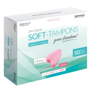 Joydivision Soft-Tampons Mini 50 pcs - Ergonomic, Hygienic, Skin-Friendly