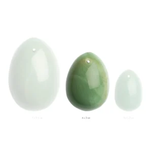 La Gemmes Jade Egg M – Medium Natural Jade Wellness Stone 4x3cm