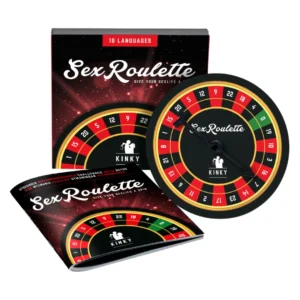 Tease & Please Sex Roulette Kinky Board Game, Multilingual, 24 Challenges