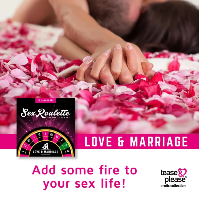 Tease & Please Sex Roulette Love & Marriage Game Multilingual Edition