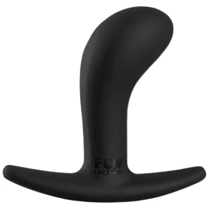 Fun Factory Bootie Small Black - Compact Silicone Anal Plug, 7.5 cm