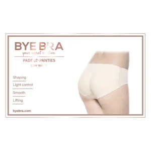 Bye Bra Low Waist Padded Panties S Nude - Shaping Underwear