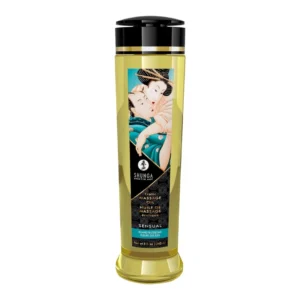 Shunga Massage Oil Island Blossoms 240ml - Exotic Botanical Formula
