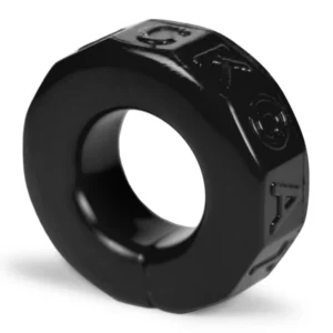 Oxballs Sprocket Black Silicone Support Ring - Flexible Thick Design