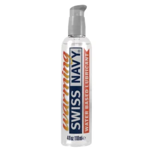 Swiss Navy Warming Water-Based Lubricant 118 ml - Gentle Heating Formula