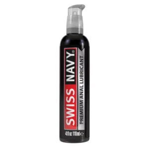 Swiss Navy Silicone Lubricant 118ml - Leak-Proof Ergonomic Bottle