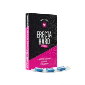 Devil's Candy Erecta Hard 6 Capsules - Herbal Supplement for Men