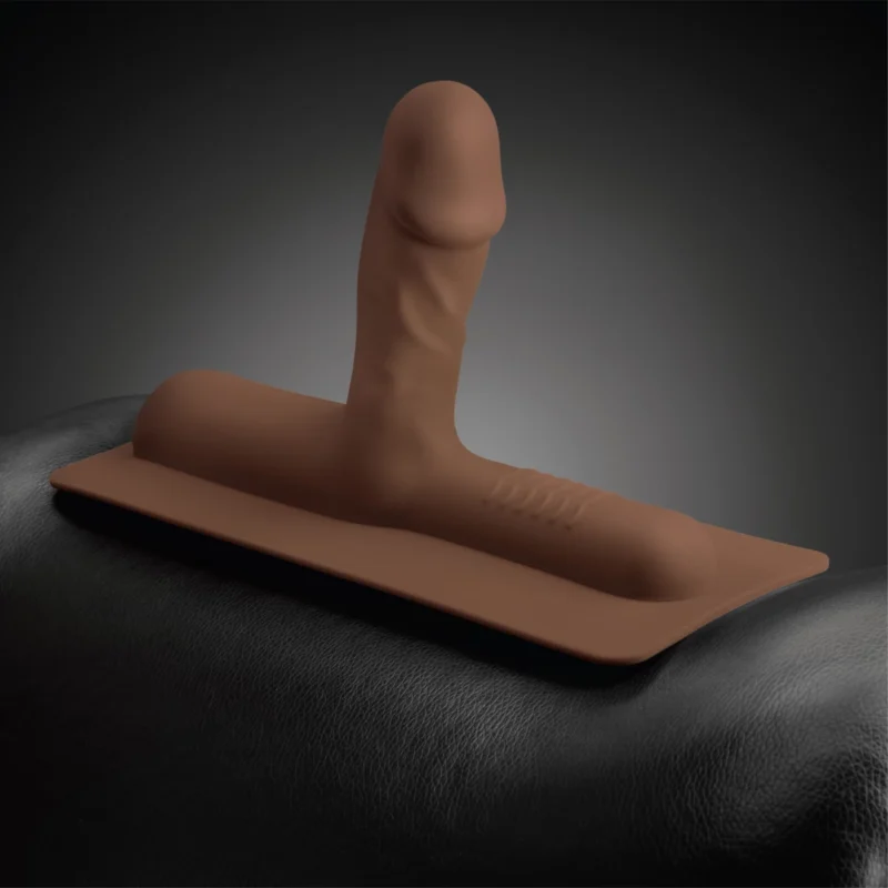 The Cowgirl Bronco Silicone Attachment Dark Skin - Flexible Accessory