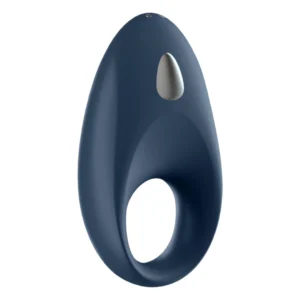 Satisfyer Mighty One Vibrating Ring App-Controlled Silicone Blue