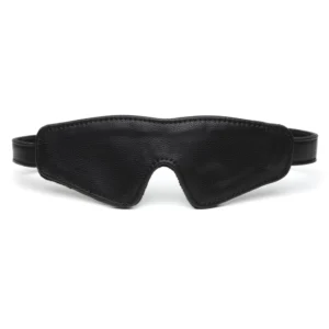 Fifty Shades of Grey Bound to You Faux Leather Blindfold Black-Gold