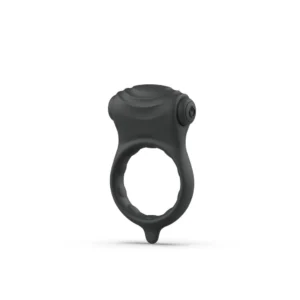 B Swish Bcharmed Basic Wave Black - Silicone Stimulation Ring 5-Mode