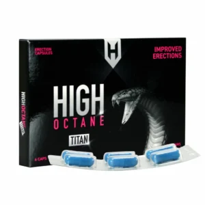 High Octane Titan Capsules for Men - Herbal Support, 6 pcs