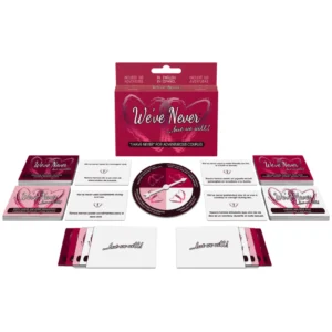 Kheper Games We’ve Never - Couples Card Game with Spinner Set