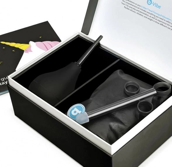b-Vibe Anal Training Set Black - 7-Piece Silicone & Travel Kit
