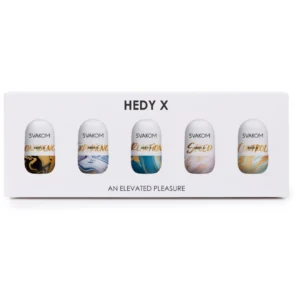 Svakom Hedy X Intimate Sleeve Set 5-Pack Assorted Textures TPE 99mm