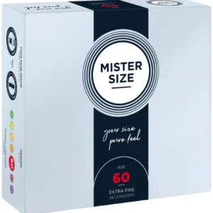 Mister Size 60 mm Condoms 36-Pack - Tailored Comfort & Secure Fit