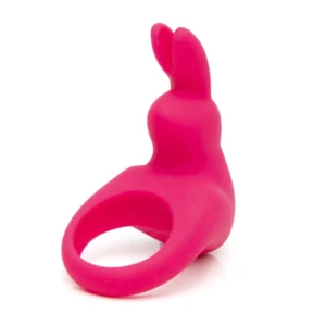 Happy Rabbit Rechargeable Vibrating Intimate Ring Pink Silicone
