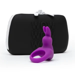 Happy Rabbit Vibrating Silicone Ring Set Rechargeable Waterproof 2pc