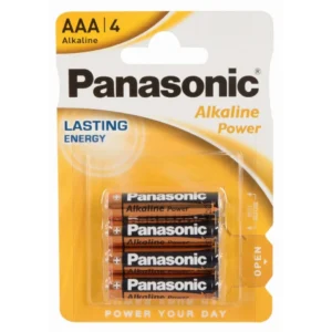 Super Alkaline AAA Batteries 4-Pack High Performance Power Cells