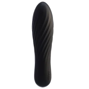 Svakom Tulip Black - Compact Silicone Vibrating Device 10 Modes