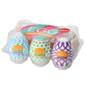 Tenga Egg Wonder 6 Styles Pack - Flexible Intimate Sleeve Set