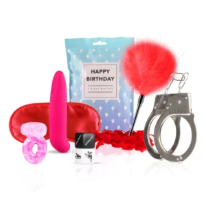 Loveboxxx Let’s Celebrate 7-Piece Couples Gift Set with Accessories
