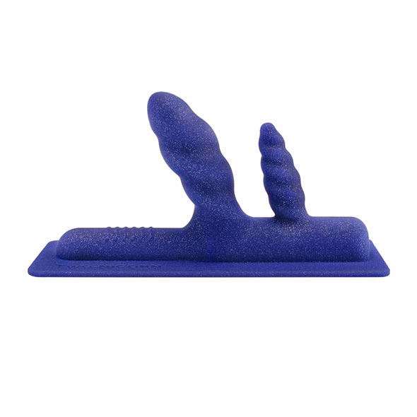 The Cowgirl Unicorn Two-Nicorn Silicone Accessory - Dual Horn Design