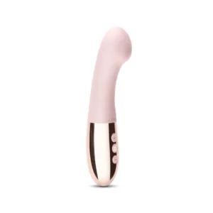 Le Wand Gee Rose Gold - Curved Rechargeable Massager, Body-Safe 166mm