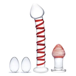 Glas Mr. Swirly 4-Piece Glass Set - Versatile Intimate Wellness Kit