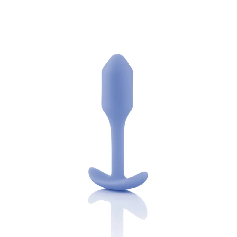 Analinis kaištis „b-Vibe Snug Plug 1“ (violetinis)