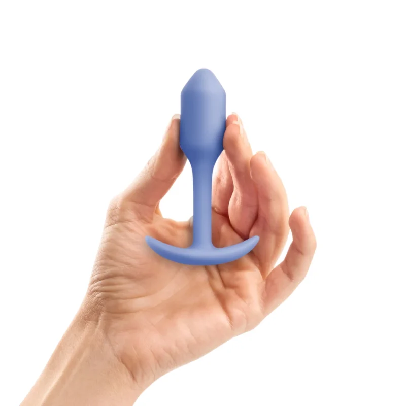 Analinis kaištis „b-Vibe Snug Plug 1“ (violetinis)
