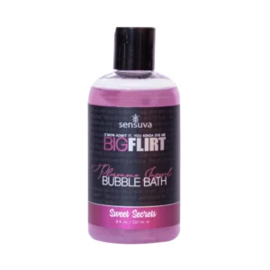 Sensuva Big Flirt Bubble Bath Sweet Secrets 237ml - Aromatic Foam with Pheromones