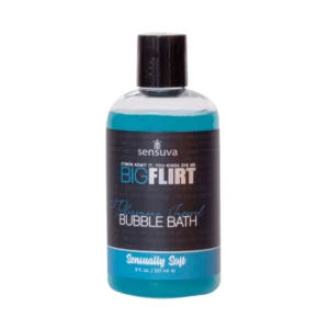 Sensuva Big Flirt Pheromone Bubble Bath 237ml Aromatic Formula