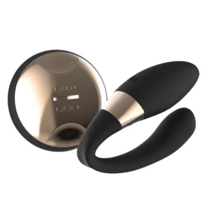 LELO Tiani Duo Black - Flexible Silicone Couples Model, Remote Control