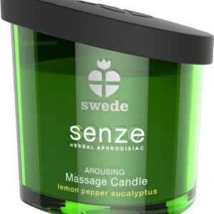 Swede Senze Arousing Massage Candle 50ml - Invigorating Citrus & Pepper