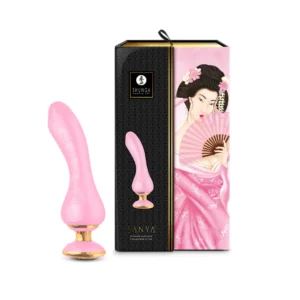 Shunga Sanya Light Pink Intimate Wellness Device Flexible Design