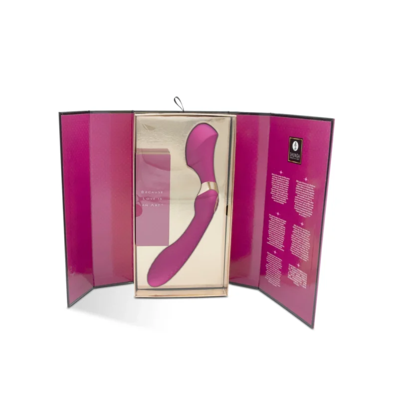Shunga Zoa Intimate Massager Raspberry 10 Modes Ergonomic 270mm