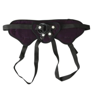 Sportsheets Lush Adjustable Harness with Interchangeable O-Rings, Black