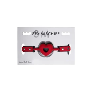 Sportsheets S&M Amor Adjustable Heart-Shaped Ball Gag Pink