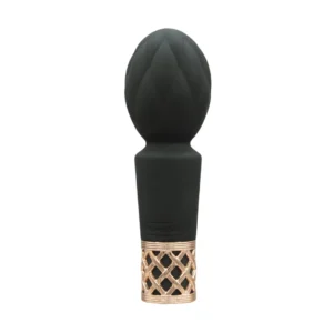 Pillow Talk Secrets Pleasure Wand Black - Compact Flexible Massager