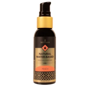 Sensuva Natural Water-Based Lubricant Peach 57ml - Gentle Hydration