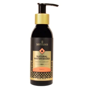 Sensuva Natural Water-Based Lubricant Peach 125ml - Gentle Formula