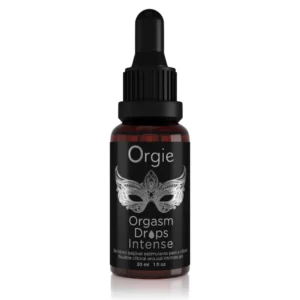 Orgie Orgasm Drops Intense Red Apple 30ml Kissable Intimate Gel