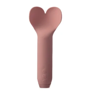 Je Joue Amour Pale Heart-Shaped Intimate Bullet, USB Rechargeable, Silicone