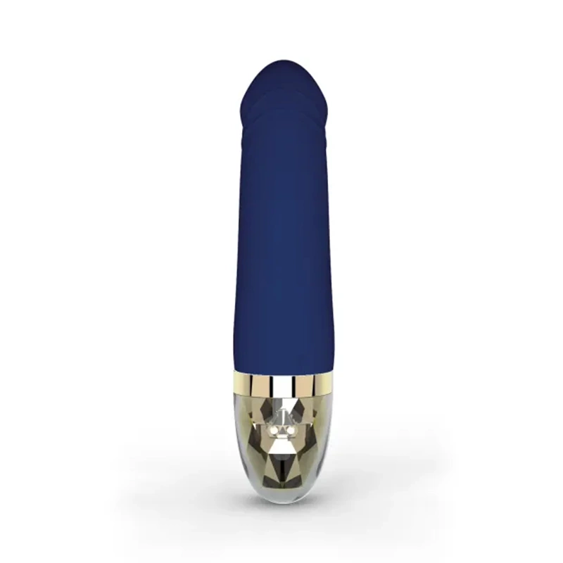 Mystim Real Deal Neal Blue - Anatomical Intimate Silicone Device, Large