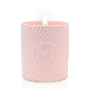 HighOnLove Pink Lychee Martini Massage Candle 120g - Hemp & Coconut Oils