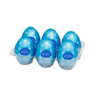 Tenga Egg Snow Crystal Set of 6 - Flexible Disposable Intimate Device