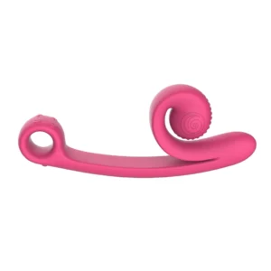 Snail Vibe Curve Intimate Massager Pink Ergonomic Dual Motor Rechargeable