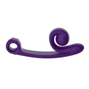 Snail Vibe Curve Dual Motor Silicone Intimate Device Purple